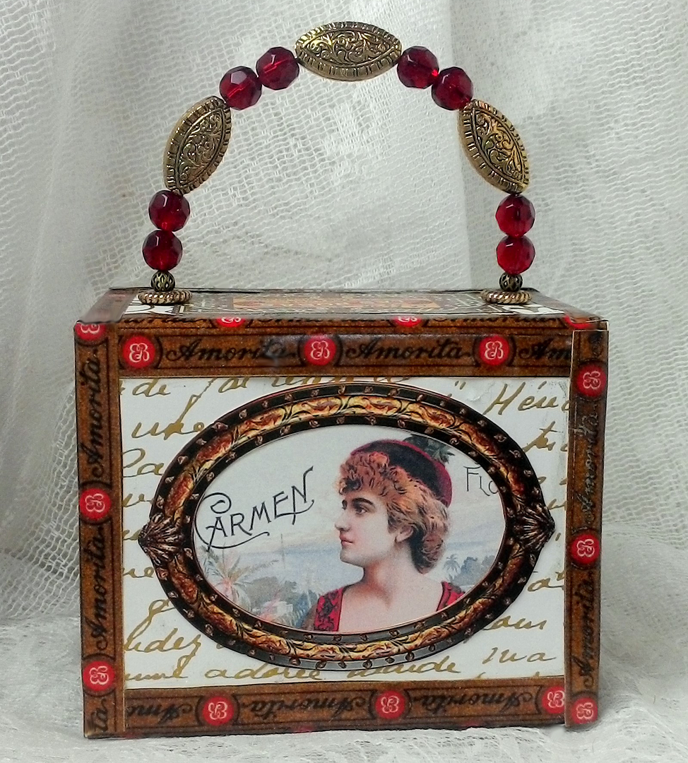 Artfully Musing CIGAR BOX BOOK PURSE TUTORIAL